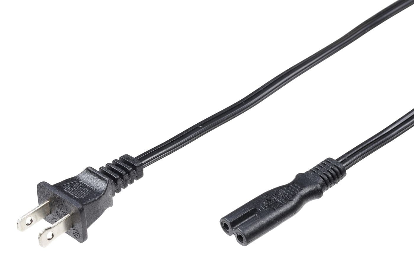 MicroConnect US Plug to IEC C7 Power Cord 1.8m