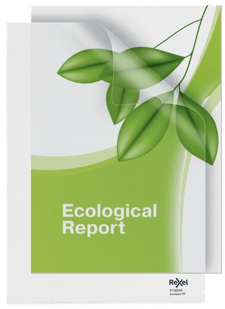 Rexel Ecodesk L Folders Clear (25) - Image 2