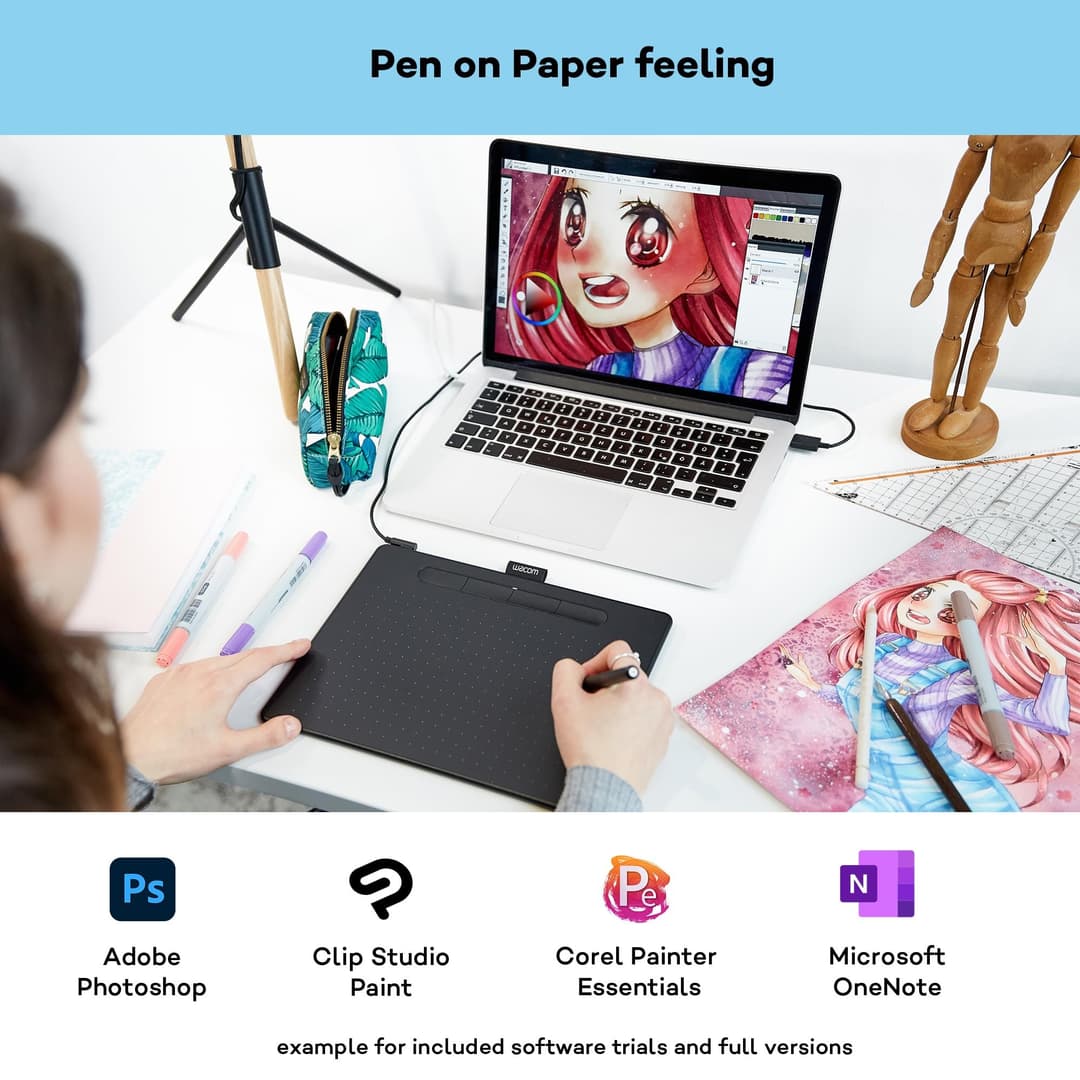 Wacom Intuos M Pen Tablet - Black - Image 5
