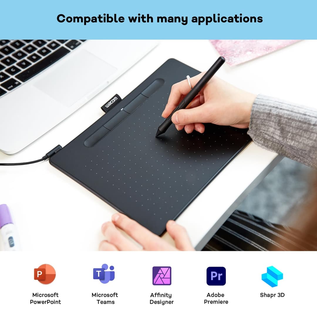 Wacom Intuos M Pen Tablet - Black - Image 6
