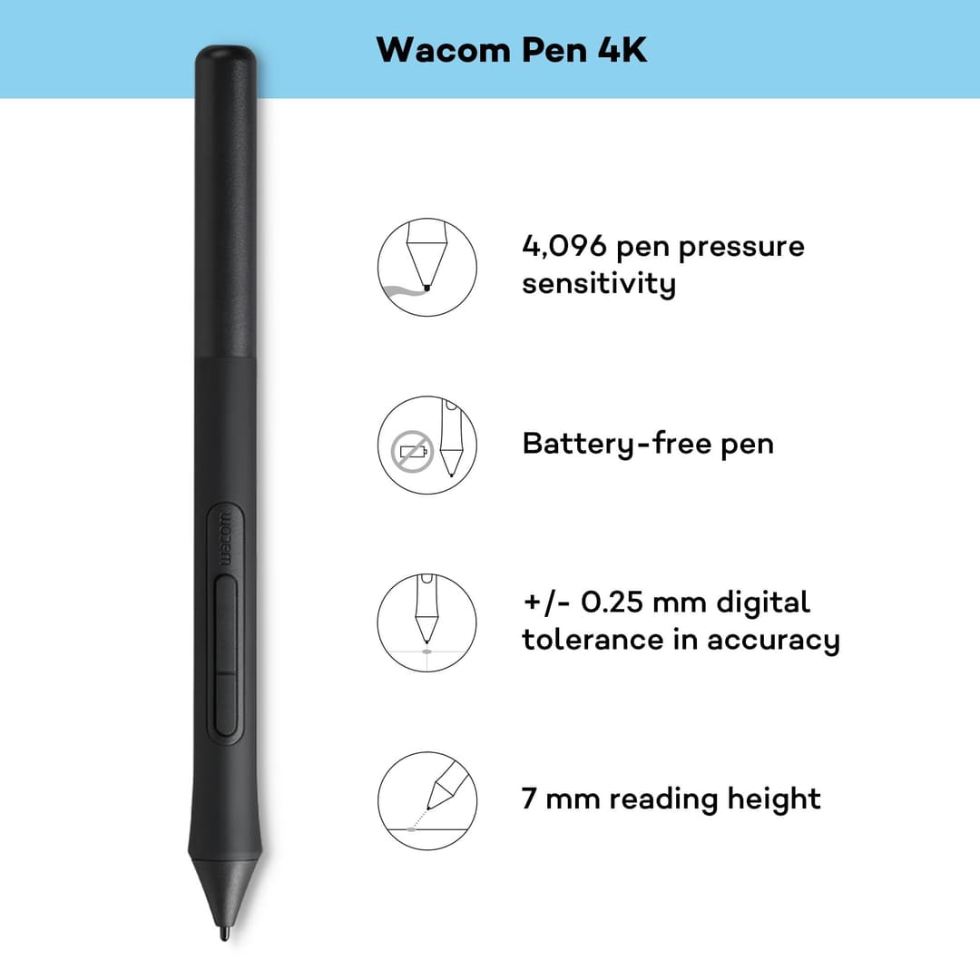 Wacom Intuos M Pen Tablet - Black - Image 7