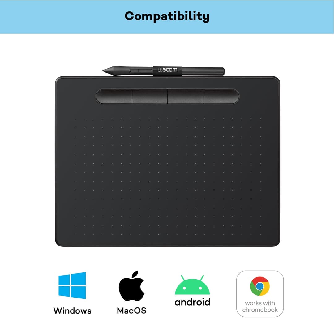 Wacom Intuos M Pen Tablet - Black - Image 8