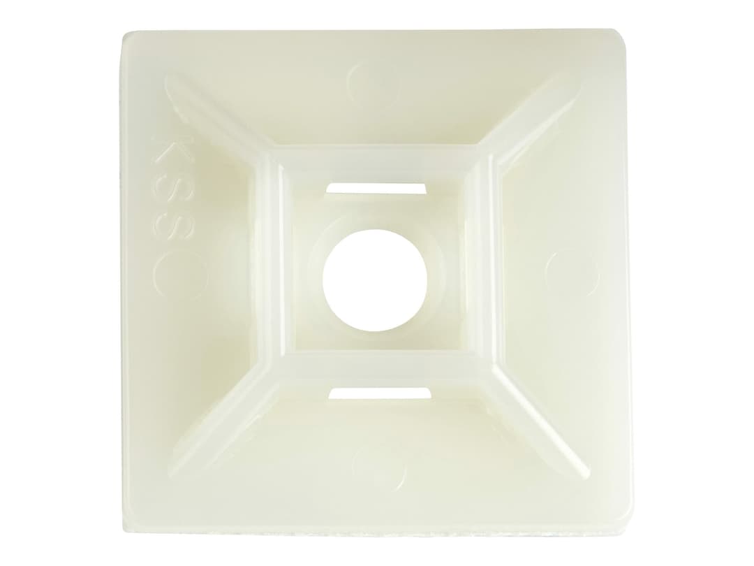 StarTech Cable Tie Mount 100 Pack White - Image 1