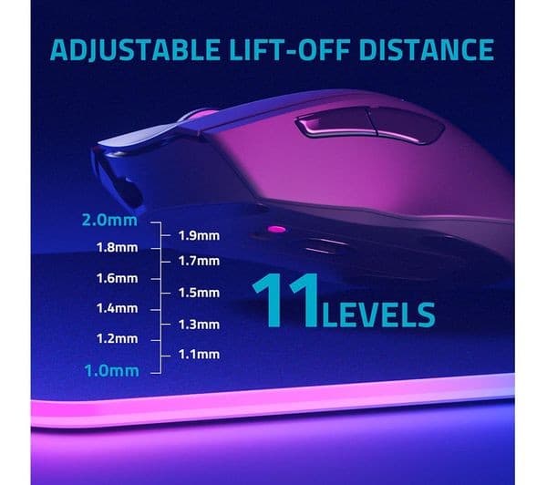 RAPOO VT20PRO Wireless Optical Gaming Mouse - Black - Image 9