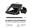 FELLOWES Breyta Laptop Stand - Black thumbnail 4