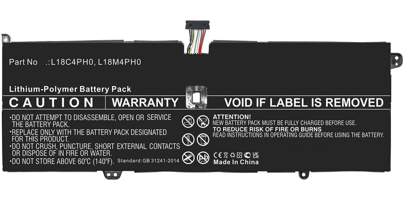 CoreParts Replacement Laptop Battery for Lenovo Yoga, 7.6V 7630mAh 58Wh Li-Polymer, Black