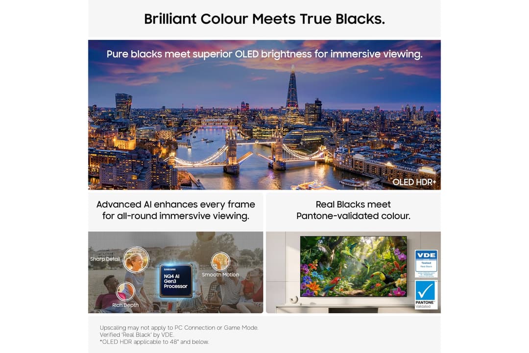 Samsung 42" OLED S90H 4K Vision AI Smart TV (2026) - Image 2