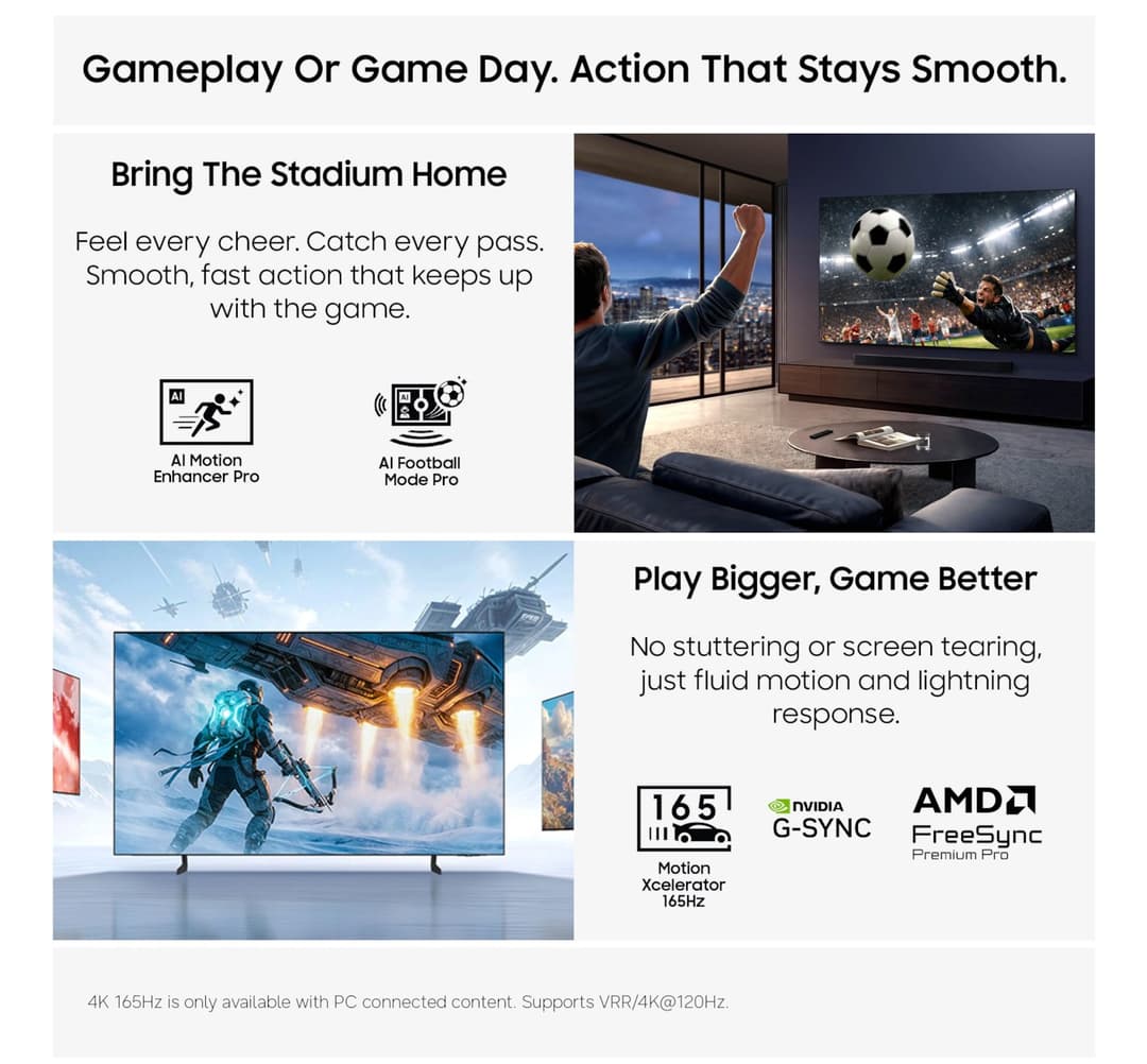 Samsung 42" OLED S90H 4K Vision AI Smart TV (2026) - Image 4