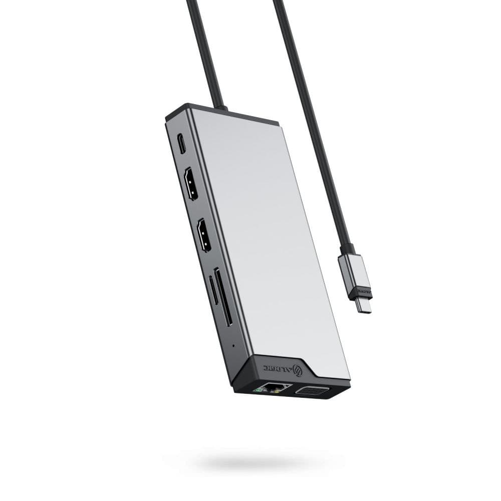 Alogic DV3 12-in-1 USB-C Dual Display Mini Dock