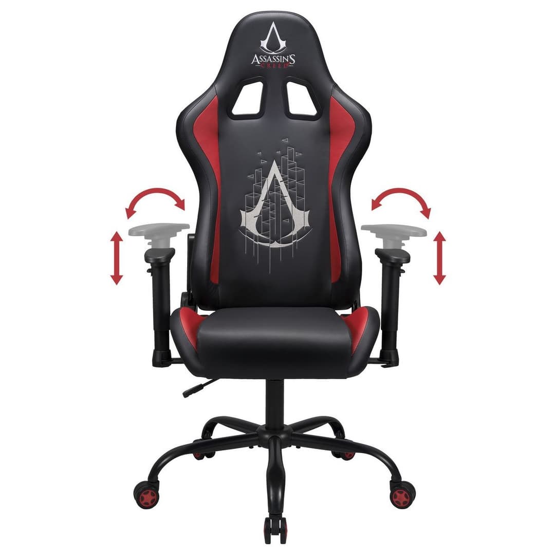 Subsonic Assassin's Creed Pro Gaming Chair - Black and Red - Image 6