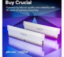 Crucial Pro Overclocking DDR5-6000 CL36 Desktop Memory 32GB (2x16GB) - White thumbnail 6