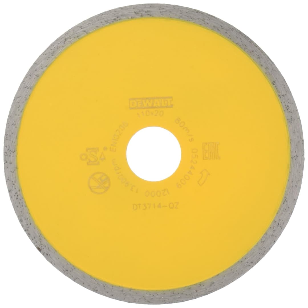 Dewalt DT3714QZ 110 x 20 mm Tile Blade - Yellow - Image 4