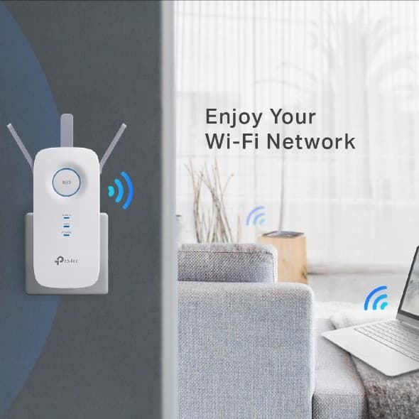 TP-Link RE450 network extender Network transmitter White 10, 100, 1000 Mbit/s - Image 4