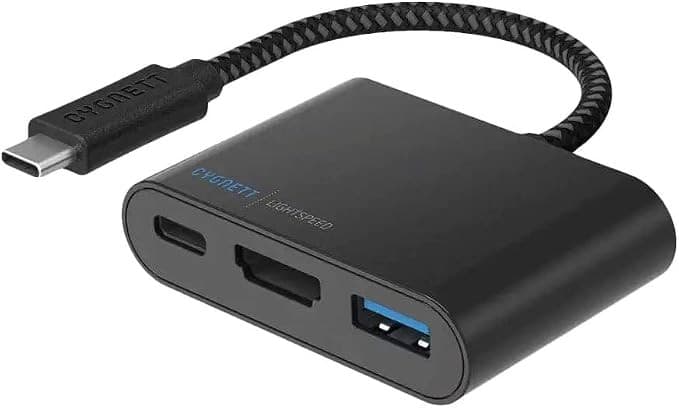 Cygnett CY2053 Flow+ USB-C Multiport Hub Docking Station, 4 Ports, USB 3.1 Gen 1, Up to 5Gbps, Compatible with Apple MacBook and Chromebook - Image 1