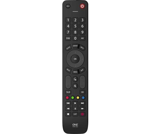 One for All Evolve URC7115 Remote Control Black - Image 1