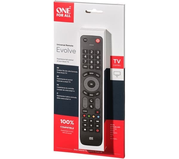 One for All Evolve URC7115 Remote Control Black - Image 6