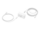 Vision TechConnect TC3-PK5M 4K Flush Mount Faceplate Kit with HDMI & USB Modules 5m White thumbnail 1