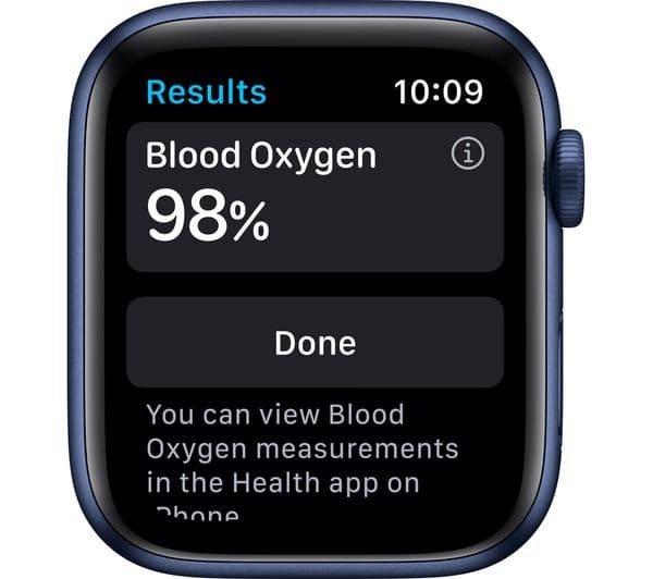 APPLE Watch Series 6 - Blue Aluminium with Deep Navy Sports Band, 44 mm - Image 6
