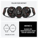 Garmin Instinct 3 Solar GPS Smartwatch 45mm - Black thumbnail 5