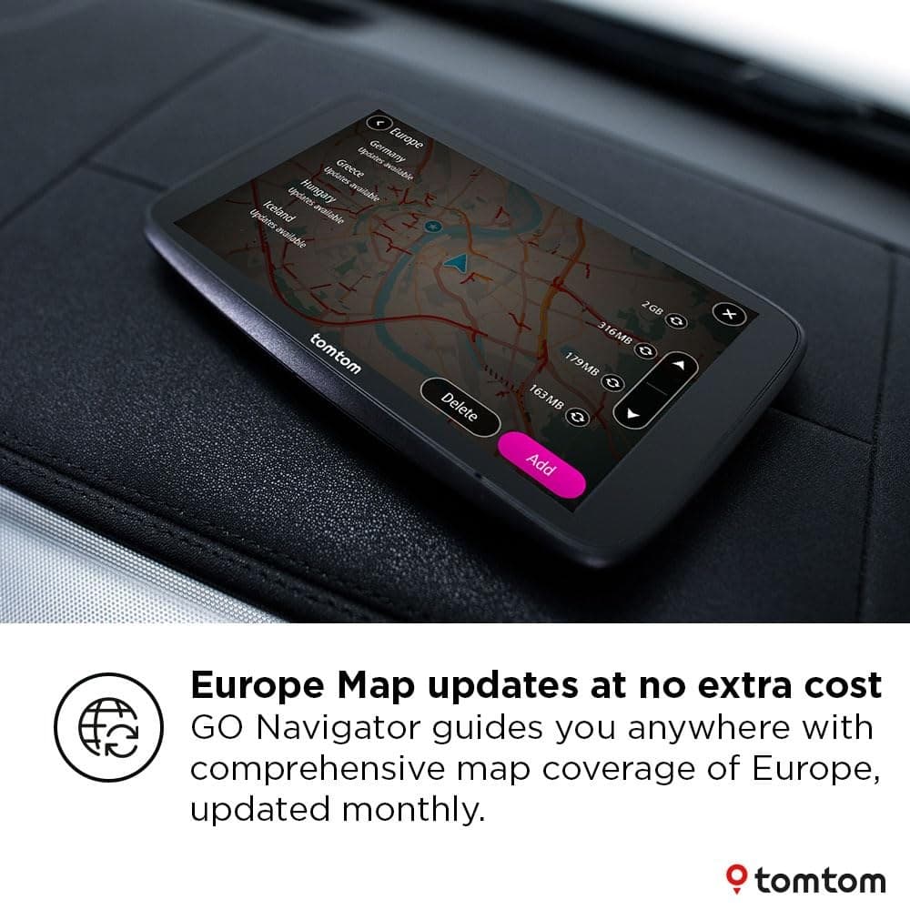 TomTom GO Navigator Car Sat Nav - Black - Image 4