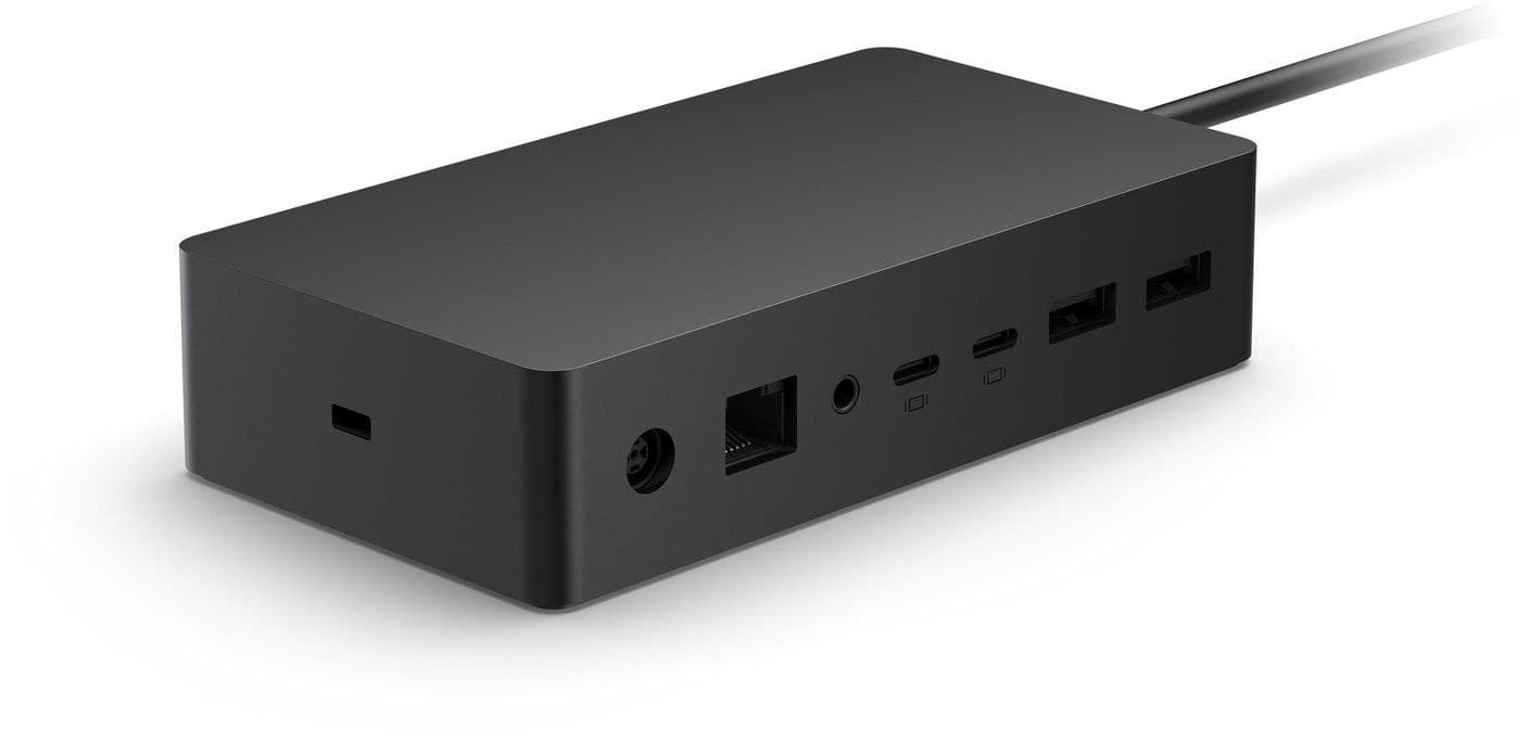 Microsoft Surface Dock 2 (SVS-00002) Docking Station for Surface - 4x USB-C, 2x USB-A, Gigabit Ethernet, 199W