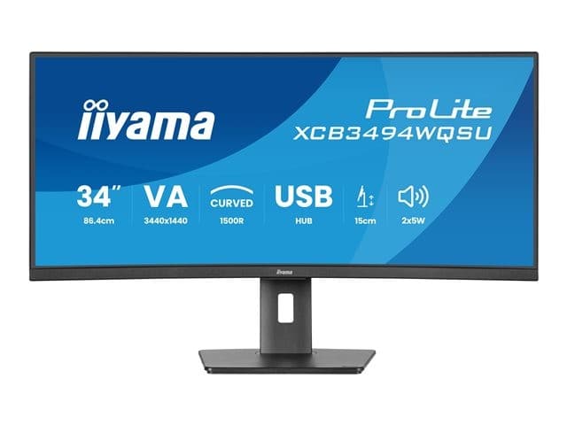 iiyama 34" ProLite XCB3494WQSU Curved HDR - Image 2