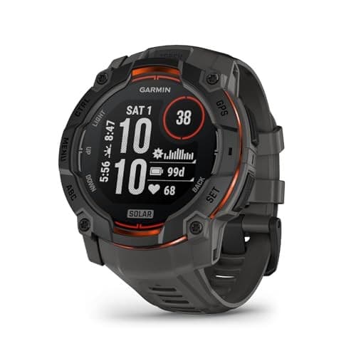 Garmin Instinct 3 Solar 50mm Smartwatch Black - Image 1