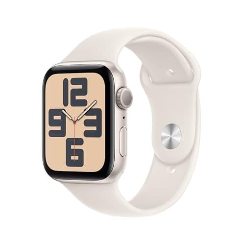 Apple Watch SE 2nd Gen GPS 44mm Aluminium Case with Sport Band M/L - Starlight - Image 2