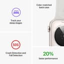 Apple Watch SE 2nd Gen GPS 44mm Aluminium Case with Sport Band M/L - Starlight thumbnail 5