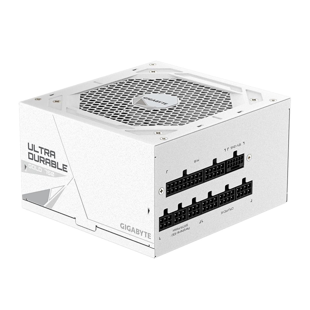Gigabyte UD750GM PG5 ICE 750W ATX 3.1 80 PLUS Gold PSU Power Supply - White - Image 4
