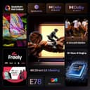 Hisense A6Q 4K UHD HDR Smart LED TV with Freely - 43-inch (43A6QTUK) thumbnail 4