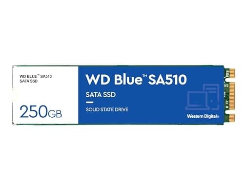 WD Blue SA510 M.2 2280 SATA III Internal SSD - 250GB
