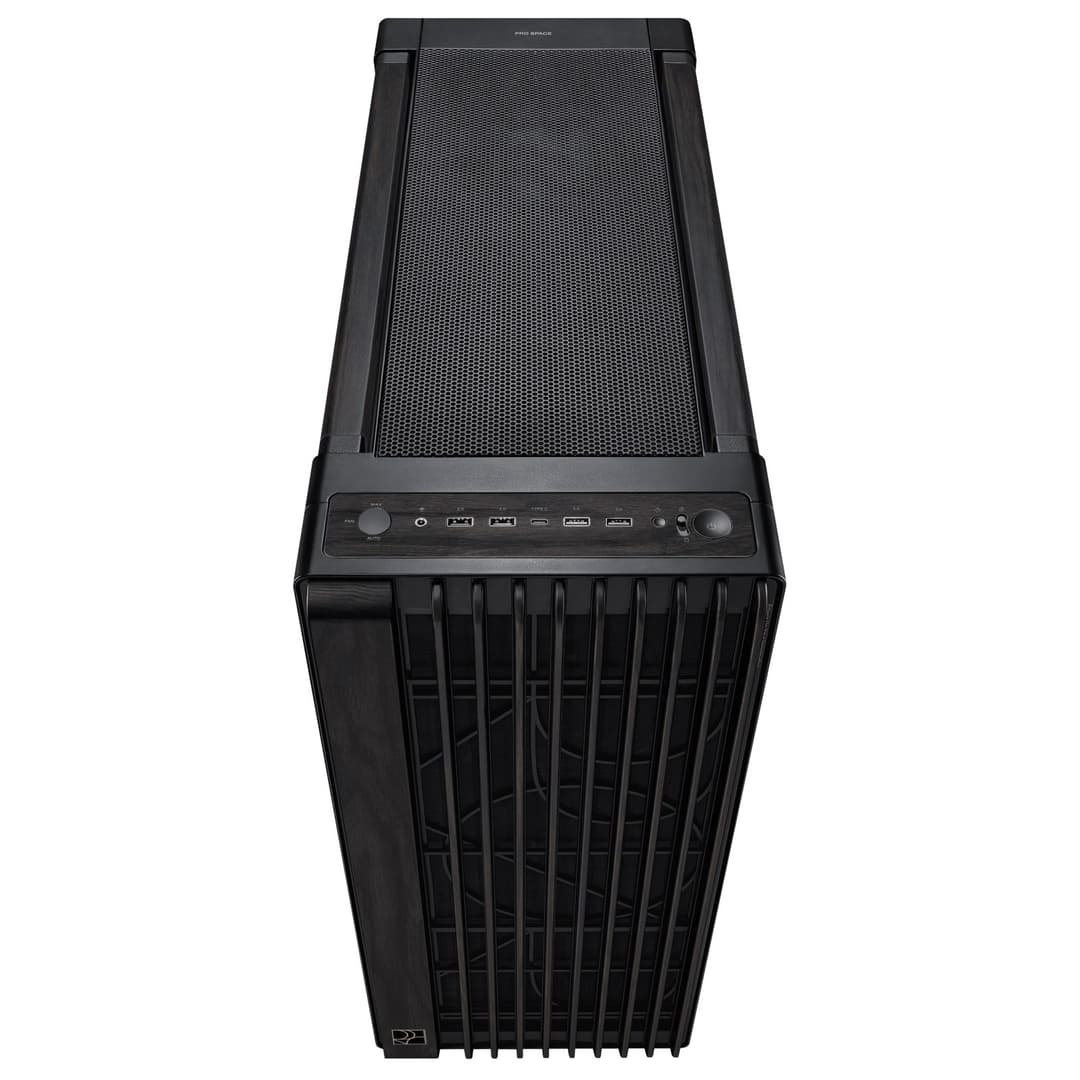 ASUS ProArt PA602 Wood Edition Mid Tower PC Case - Black, Metal Panel - Image 4