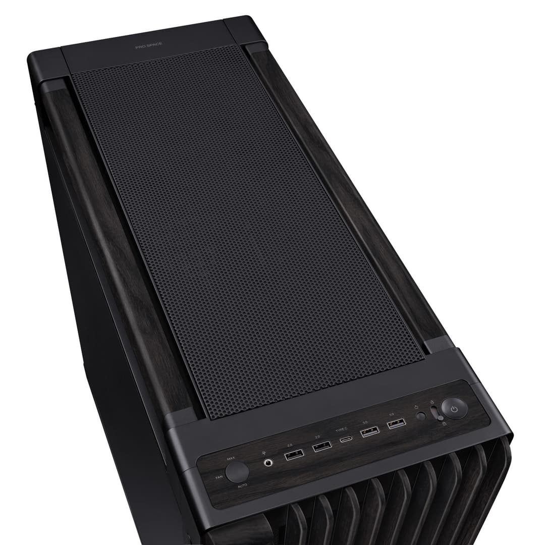 ASUS ProArt PA602 Wood Edition Mid Tower PC Case - Black, Metal Panel - Image 5
