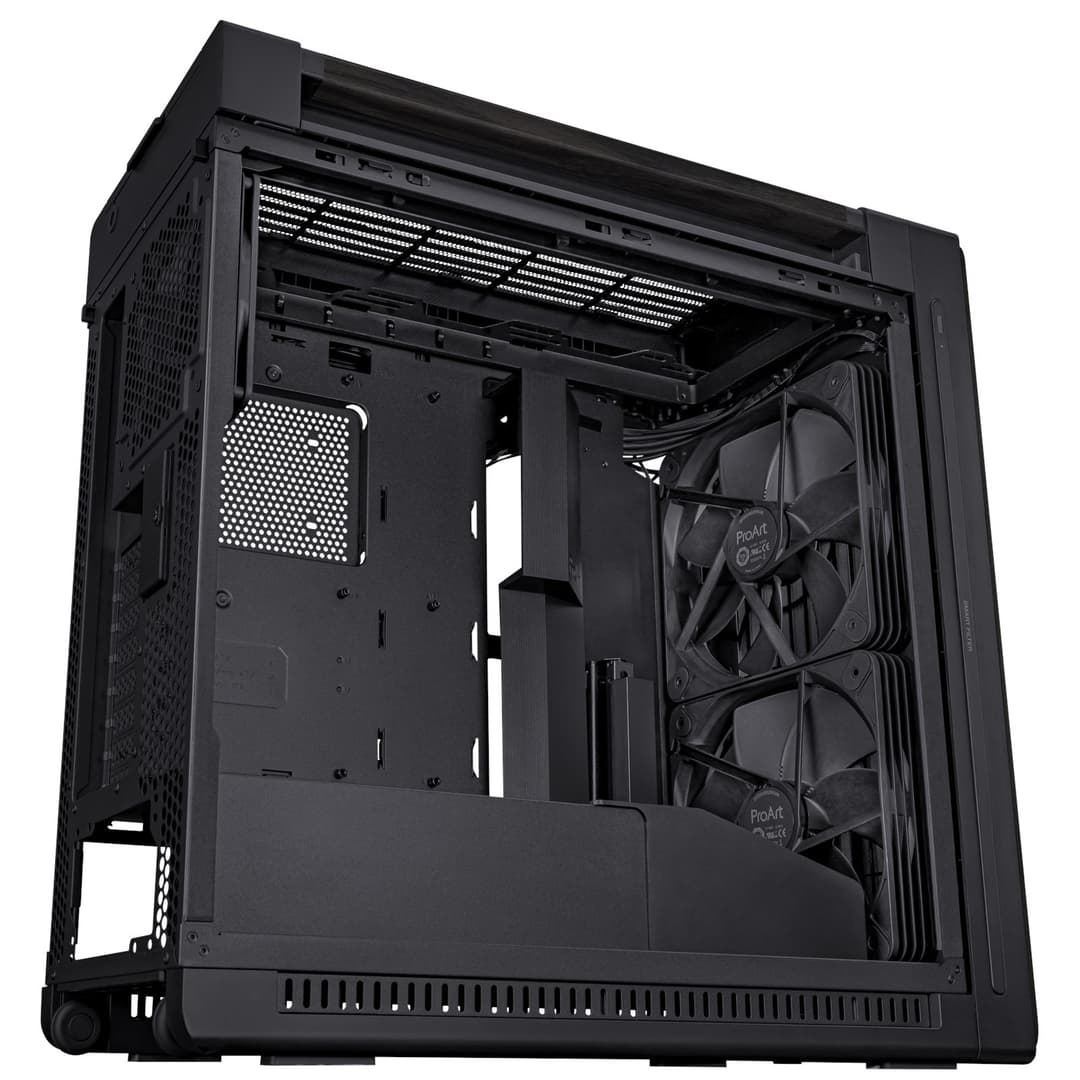 ASUS ProArt PA602 Wood Edition Mid Tower PC Case - Black, Metal Panel - Image 8