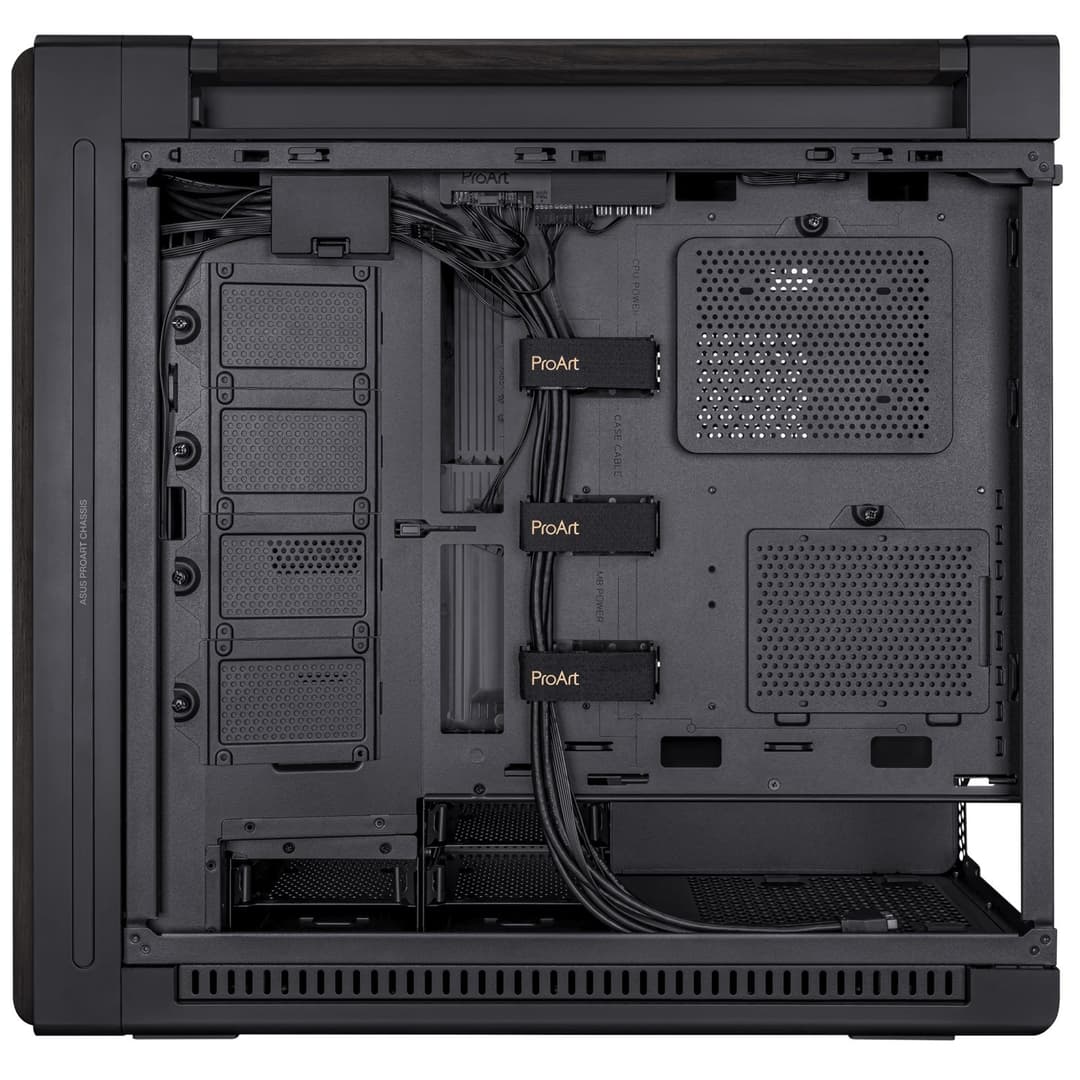 ASUS ProArt PA602 Wood Edition Mid Tower PC Case - Black, Metal Panel - Image 9