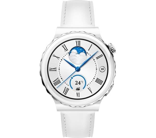 HUAWEI Watch GT 3 Pro Ceramic - Silver & White, 43 mm - Image 2