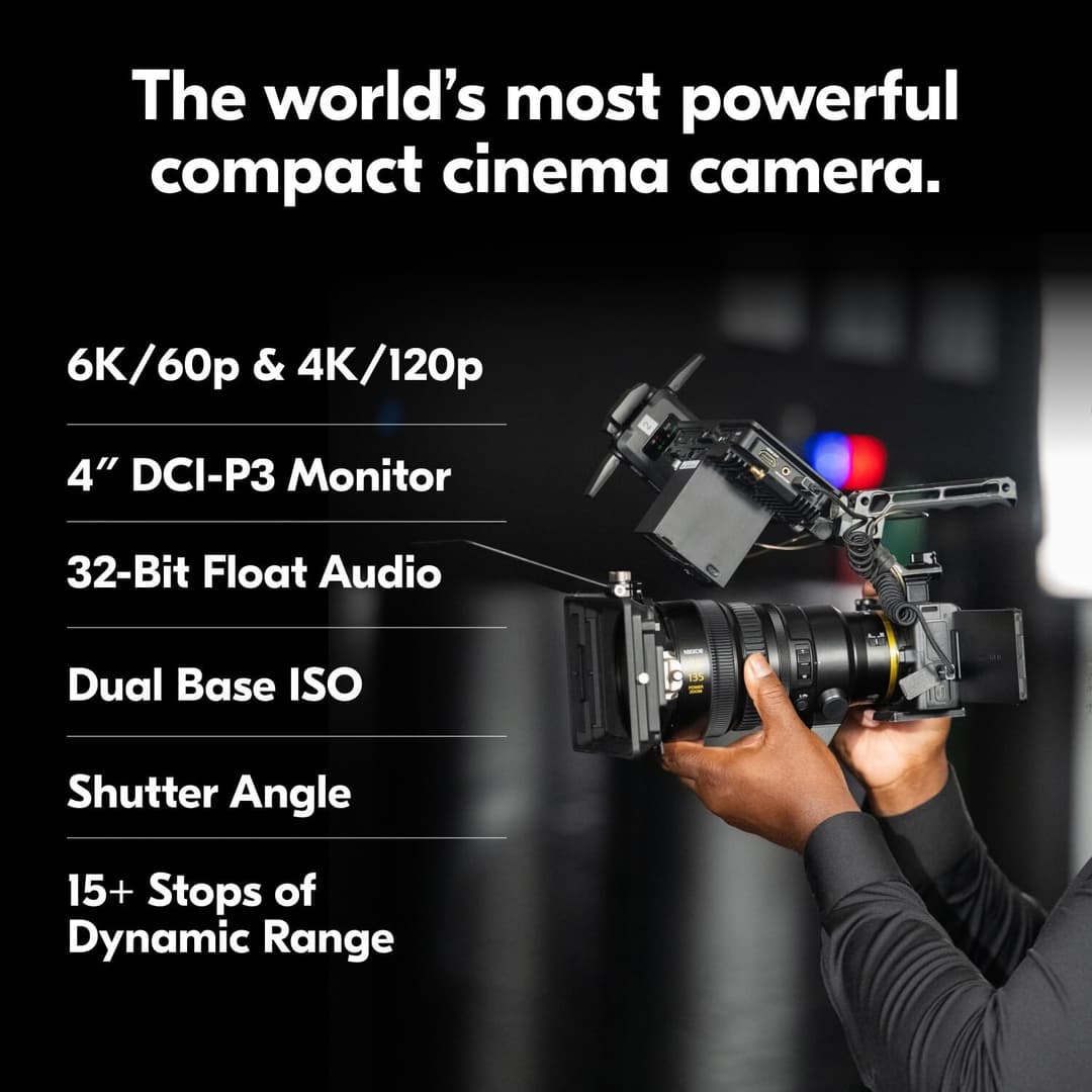 Nikon ZR 6K Cinema Camera - Black - Image 3