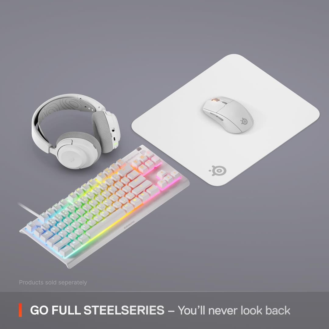 SteelSeries QcK Cloth Gaming Mouse Pad - White - Image 7