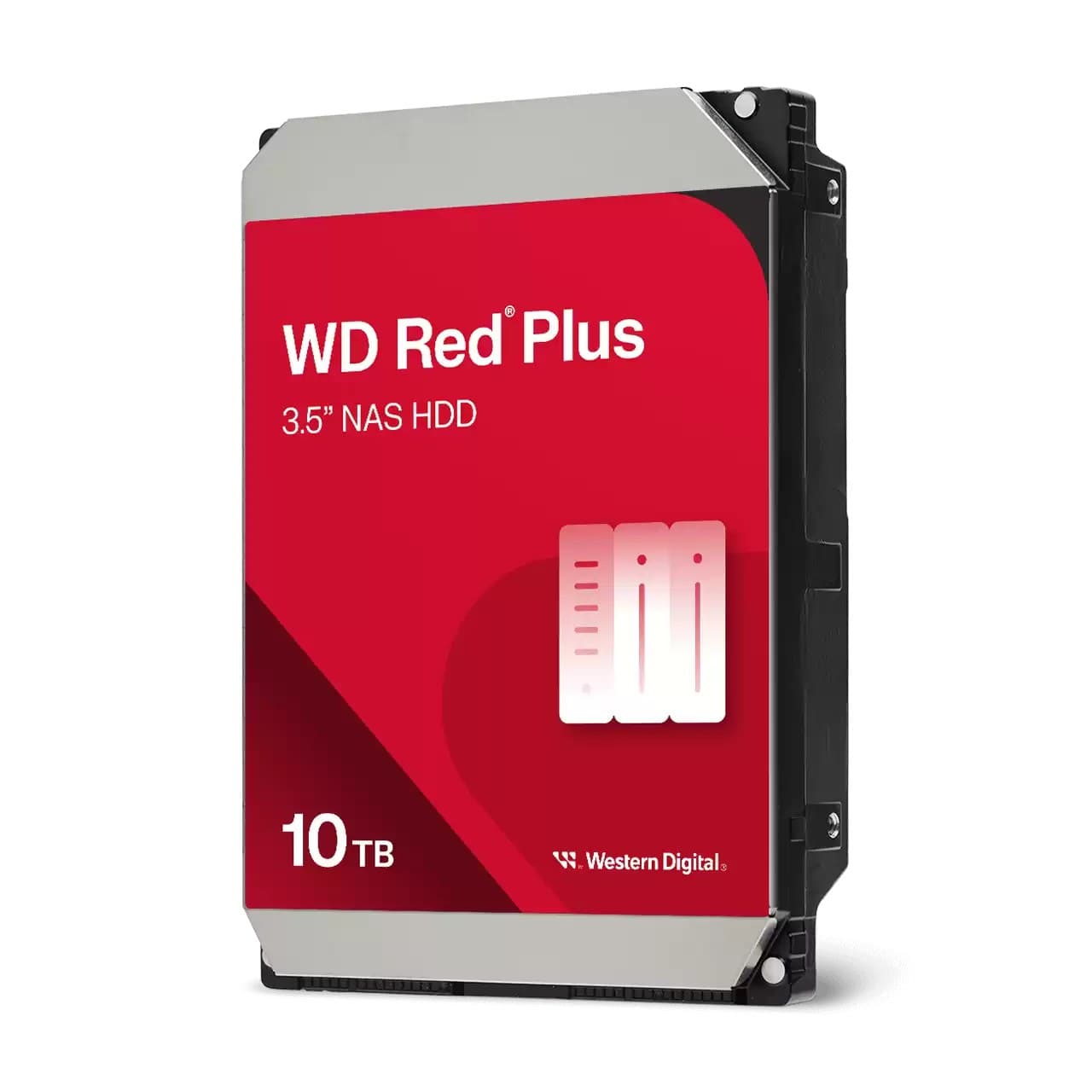 Western Digital WD Red Plus NAS Internal Hard Drive 3.5-inch SATA III CMR - 10TB