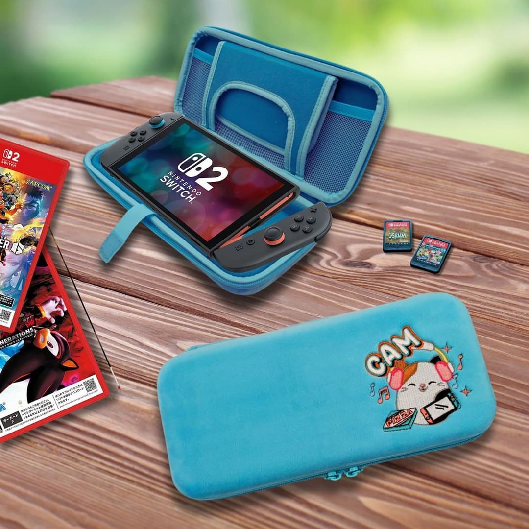 Squishmallows Cam The Cat Travel Case For Switch - Blue - Image 8
