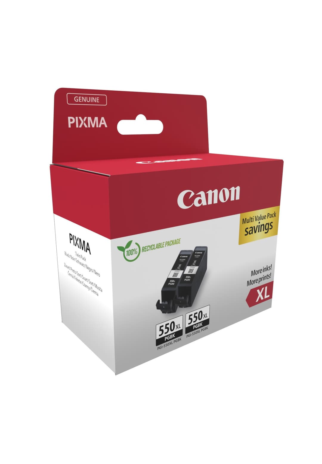 Canon 6431B010 ink cartridge 2 pc(s) Original Black - Image 2