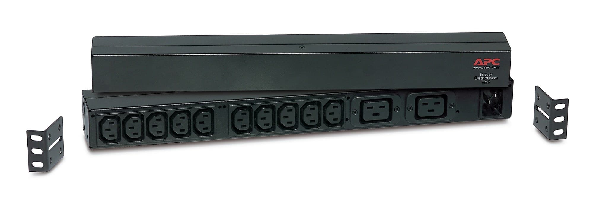 APC AP9559 Basic Rack PDU, 1U, 16A 230V, 12 AC Outlets (10x C13, 2x C19) - Black
