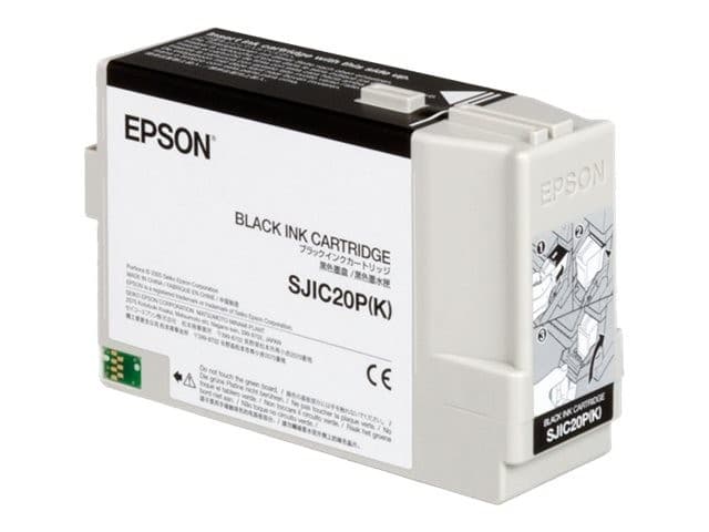Epson SJIC20P(K) - black - original - ink cartridge - Image 3