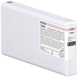 Epson T55W6 UltraChrome Pro10 200ml Ink Cartridge for SureColor SC-P5300 - Vivid Light Magenta - Image 1