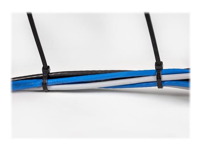 StarTech CBMZT8BK Cable Ties Black 1000 Pack - Image 6