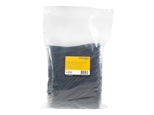 StarTech CBMZT8BK Cable Ties Black 1000 Pack - Image 8