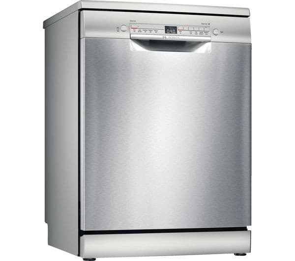 BOSCH Serie 2 SGS2HVI66G Full-size Dishwasher - Stainless Steel - Image 1