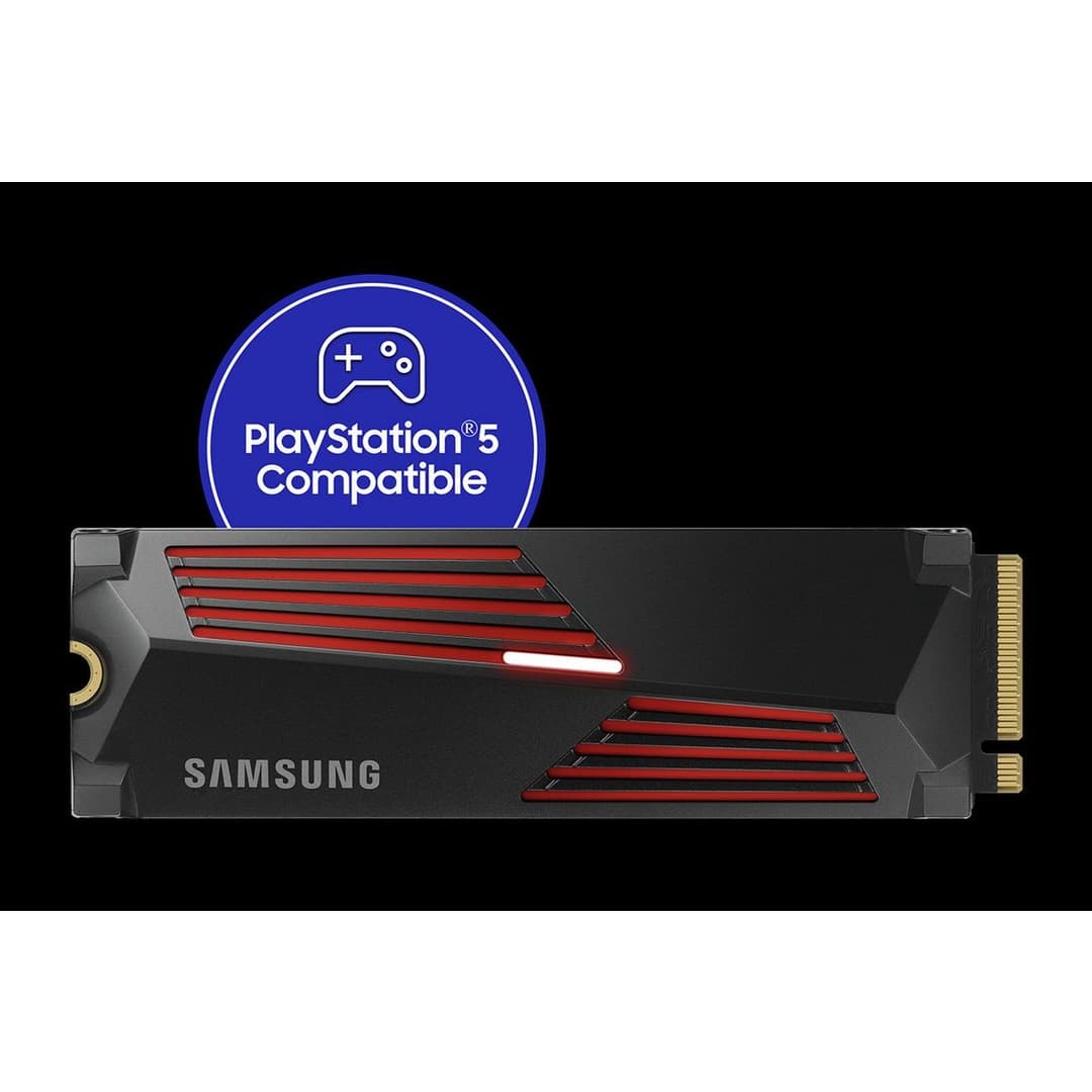Samsung 990 PRO with Heatsink PCIe 4.0 NVMe M.2 2280 Internal SSD for PC & PS5 - 1TB - Image 2