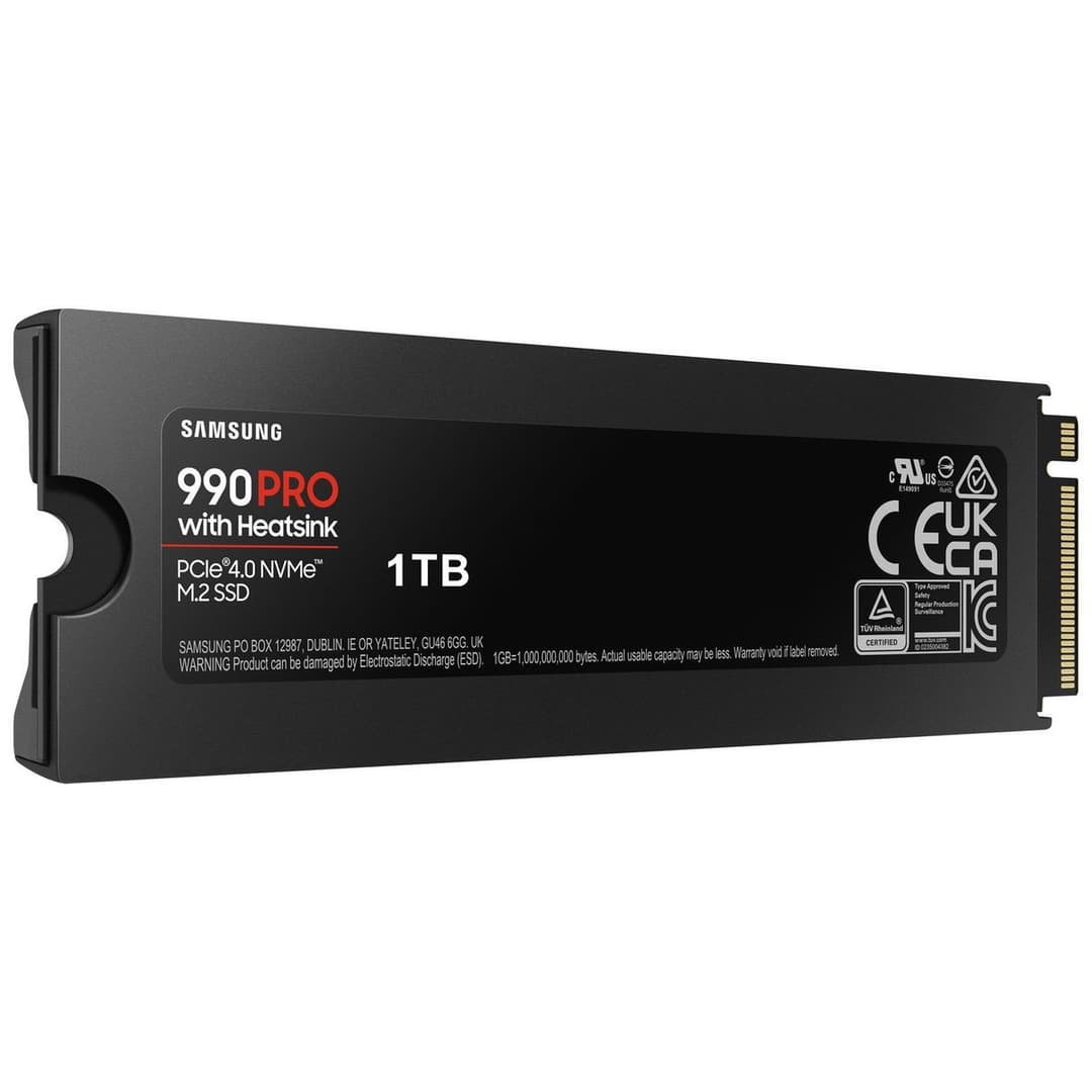 Samsung 990 PRO with Heatsink PCIe 4.0 NVMe M.2 2280 Internal SSD for PC & PS5 - 1TB - Image 7